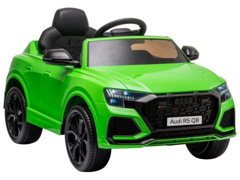 LEAN CARS Samochód na akumulator Audi RS Q8 zielony LEAN CARS Samochód na akumulator Audi RS Q8 zielony
