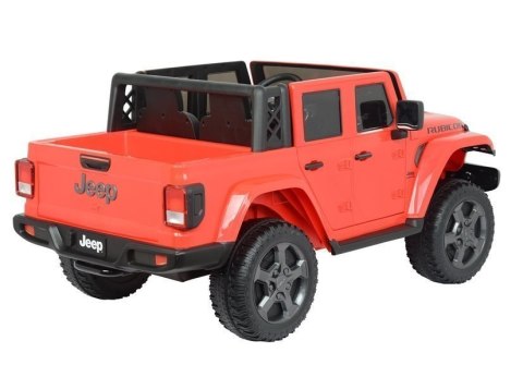 LEAN CARS Samochód na akumulator Jeep Rubicon 6768R czerwony LEAN CARS Samochód na akumulator Jeep Rubicon 6768R czerwony