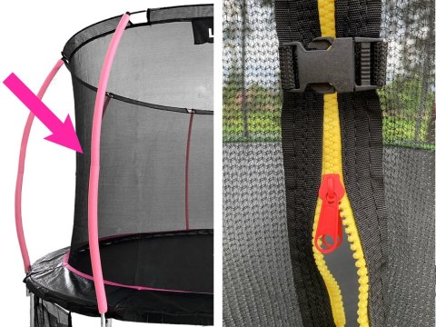 LEAN Sport Siatka Wewnętrzna do Trampoliny Sport Max 16ft Różowa LEAN Sport Siatka Wewnętrzna do Trampoliny Sport Max 16ft Różowa