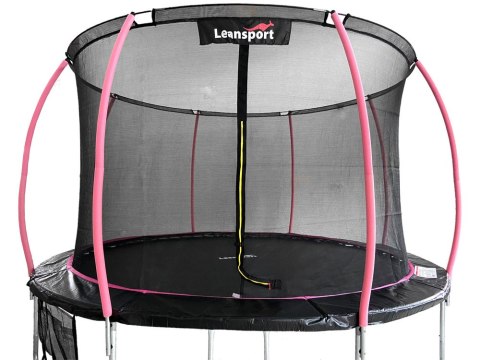 LEAN Sport Trampolina LEAN Sport Max 12ft Czarno-Różowa LEAN Sport Trampolina LEAN Sport Max 12ft Czarno-Różowa