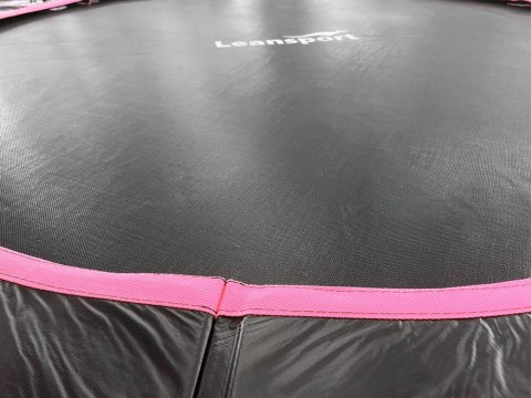 LEAN Sport Trampolina LEAN Sport Max 14ft Czarno-Różowa LEAN Sport Trampolina LEAN Sport Max 14ft Czarno-Różowa