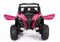 LEAN CARS Auto Na Akumulator Jeep XMX603 Różowy MP4