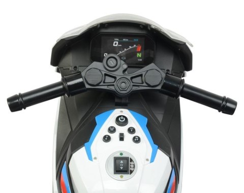 LEAN CARS Motor Na Akumulator BMW S1000RR 2156 Biały LEAN CARS Motor Na Akumulator BMW S1000RR 2156 Biały