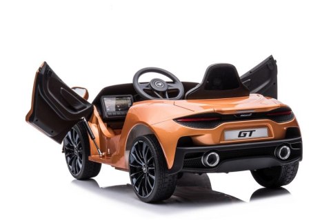 LEAN CARS Auto Na Akumulator McLaren GT 12V Złote Lakierowane LEAN CARS Auto Na Akumulator McLaren GT 12V Złote Lakierowane