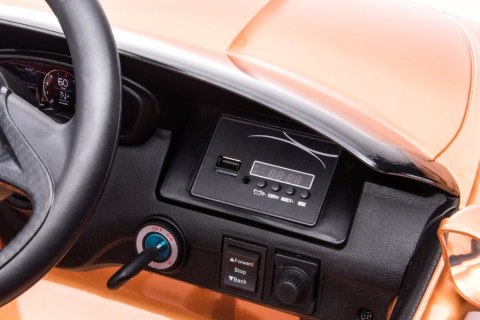 LEAN CARS Auto Na Akumulator McLaren GT 12V Złote Lakierowane LEAN CARS Auto Na Akumulator McLaren GT 12V Złote Lakierowane