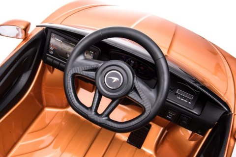 LEAN CARS Auto Na Akumulator McLaren GT 12V Złote Lakierowane LEAN CARS Auto Na Akumulator McLaren GT 12V Złote Lakierowane