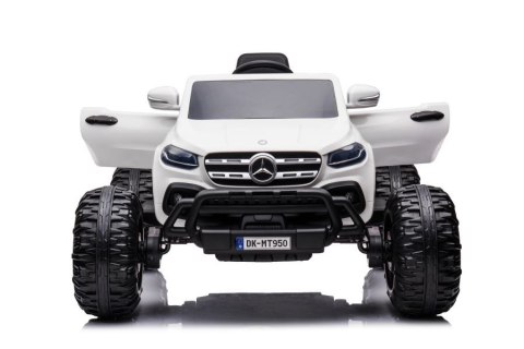 LEAN CARS Auto Na Akumulator Mercedes DK-MT950 4x4 Biały LEAN CARS Auto Na Akumulator Mercedes DK-MT950 4x4 Biały