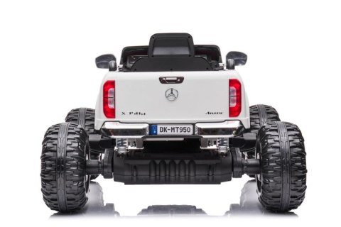 LEAN CARS Auto Na Akumulator Mercedes DK-MT950 4x4 Biały LEAN CARS Auto Na Akumulator Mercedes DK-MT950 4x4 Biały