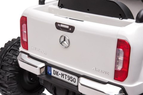 LEAN CARS Auto Na Akumulator Mercedes DK-MT950 4x4 Biały LEAN CARS Auto Na Akumulator Mercedes DK-MT950 4x4 Biały