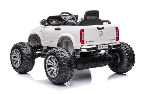LEAN CARS Auto Na Akumulator Mercedes DK-MT950 4x4 Biały LEAN CARS Auto Na Akumulator Mercedes DK-MT950 4x4 Biały