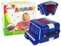 LEAN Toys Akordeon Instrument Dla Małego Muzyka Niebieski