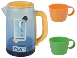 LEAN Toys Elektryczny Czajnik Niebieski Świeci Gra Dźwięki Na Wodę