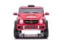 LEAN CARS Auto Na Akumulator Mercedes Benz G63 6X6 Czerwony