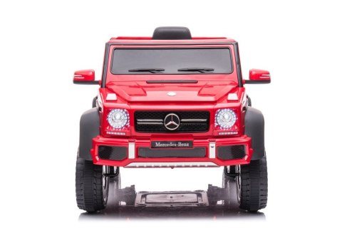 LEAN CARS Auto Na Akumulator Mercedes Benz G63 6X6 Czerwony LEAN CARS Auto Na Akumulator Mercedes Benz G63 6X6 Czerwony