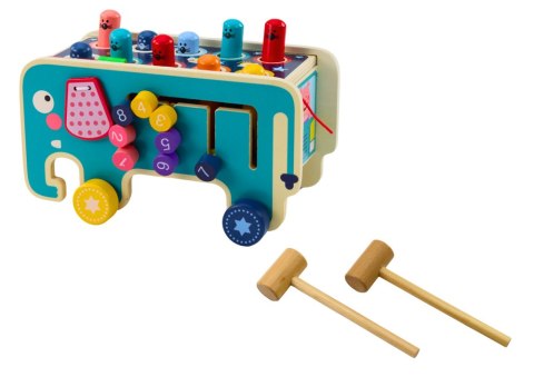 LEAN Toys Drewniana Gra Zręcznościowa Dla Dzieci Whaca-mole LEAN Toys Drewniana Gra Zręcznościowa Dla Dzieci Whaca-mole