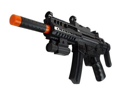 LEAN Toys Duży Pistolet Karabin Maszynowy na baterie Światło Dźwięk Wibracje LEAN Toys Duży Pistolet Karabin Maszynowy na baterie Światło Dźwięk Wibracje