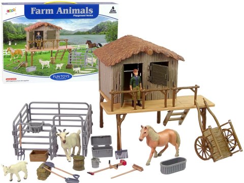 LEAN Toys Farma Ze Zwierzętami Koń Zestaw Do Złożenia DIY LEAN Toys Farma Ze Zwierzętami Koń Zestaw Do Złożenia DIY