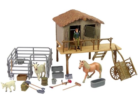 LEAN Toys Farma Ze Zwierzętami Koń Zestaw Do Złożenia DIY LEAN Toys Farma Ze Zwierzętami Koń Zestaw Do Złożenia DIY