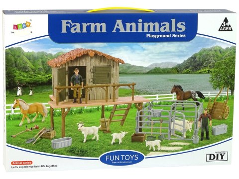 LEAN Toys Farma Ze Zwierzętami Koń Zestaw Do Złożenia DIY LEAN Toys Farma Ze Zwierzętami Koń Zestaw Do Złożenia DIY
