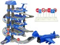 LEAN Toys Parking Policyjny Czteropoziomowy Elektryczna Winda Policja Akcesoria