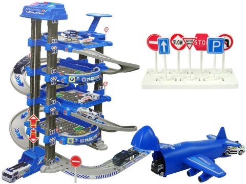 LEAN Toys Parking Policyjny Czteropoziomowy Elektryczna Winda Policja Akcesoria LEAN Toys Parking Policyjny Czteropoziomowy Elektryczna Winda Policja Akcesoria