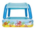 Bestway Basen Dmuchany Dla Dzieci Z Daszkiem 140 x 140 x 114 cm Bestway