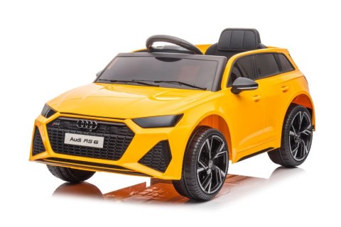 LEAN CARS Pojazd na Akumulator Audi RS6 BRD-2118 Żółty LEAN CARS Pojazd na Akumulator Audi RS6 BRD-2118 Żółty