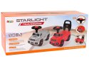 LEAN CARS Samochód Jeździk QX-5500- 2 Klakson Oparcie Srebrny