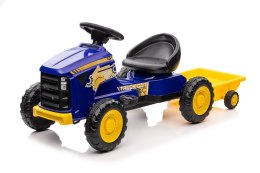 LEAN CARS Traktor Na Pedały G206 Niebieski