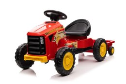 LEAN CARS Traktor na pedały G206 Czerwony