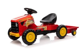 LEAN CARS Traktor na pedały G206 Czerwony