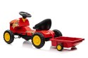 LEAN CARS Traktor na pedały G206 Czerwony