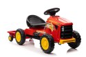 LEAN CARS Traktor na pedały G206 Czerwony