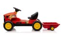 LEAN CARS Traktor na pedały G206 Czerwony