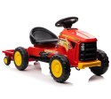 LEAN CARS Traktor na pedały G206 Czerwony