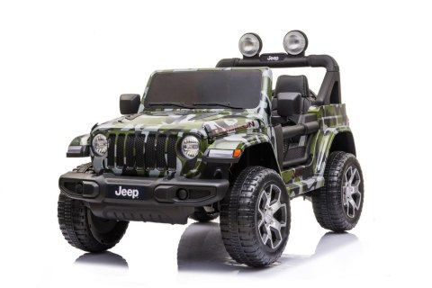 LEAN CARS Pojazd na Akumulator Jeep Wrangler Rubicon DK-JWR555 Moro LEAN CARS Pojazd na Akumulator Jeep Wrangler Rubicon DK-JWR555 Moro