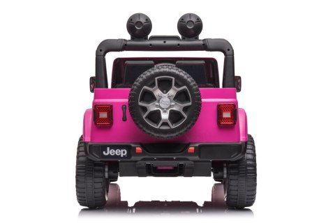 LEAN CARS Pojazd na Akumulator Jeep Wrangler Rubicon DK-JWR555 Różowy LEAN CARS Pojazd na Akumulator Jeep Wrangler Rubicon DK-JWR555 Różowy