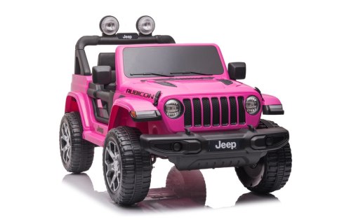 LEAN CARS Pojazd na Akumulator Jeep Wrangler Rubicon DK-JWR555 Różowy LEAN CARS Pojazd na Akumulator Jeep Wrangler Rubicon DK-JWR555 Różowy