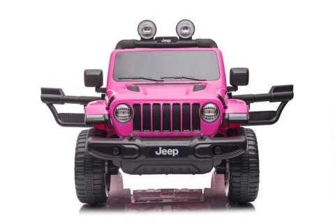 LEAN CARS Pojazd na Akumulator Jeep Wrangler Rubicon DK-JWR555 Różowy LEAN CARS Pojazd na Akumulator Jeep Wrangler Rubicon DK-JWR555 Różowy