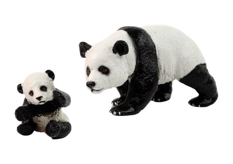 LEAN Toys Zestaw 2 Figurek Panda z młodą Pandą Zwierzęta Świata LEAN Toys Zestaw 2 Figurek Panda z młodą Pandą Zwierzęta Świata