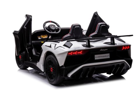 LEAN CARS Auto Na Akumulator Lamborghini XXL A8803 Białe 24V LEAN CARS Auto Na Akumulator Lamborghini XXL A8803 Białe 24V