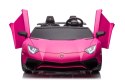 LEAN CARS Auto Na Akumulator Lamborghini XXL A8803 Różowe 24V