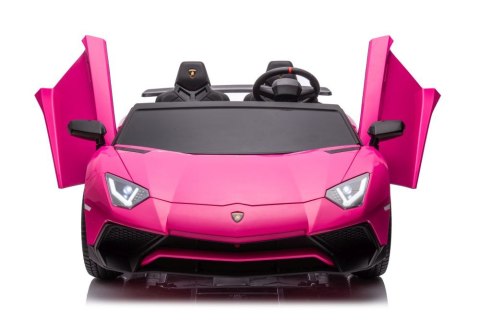 LEAN CARS Auto Na Akumulator Lamborghini XXL A8803 Różowe 24V LEAN CARS Auto Na Akumulator Lamborghini XXL A8803 Różowe 24V
