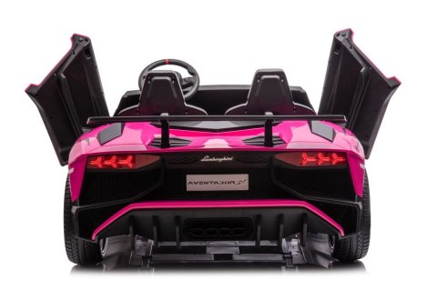 LEAN CARS Auto Na Akumulator Lamborghini XXL A8803 Różowe 24V LEAN CARS Auto Na Akumulator Lamborghini XXL A8803 Różowe 24V