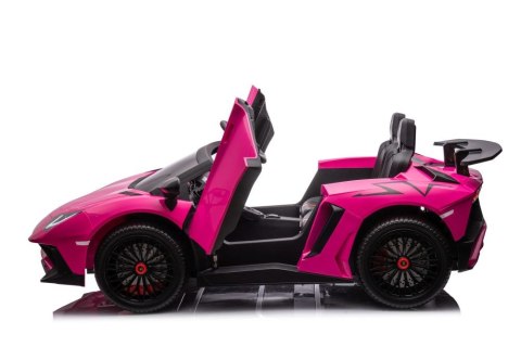 LEAN CARS Auto Na Akumulator Lamborghini XXL A8803 Różowe 24V LEAN CARS Auto Na Akumulator Lamborghini XXL A8803 Różowe 24V