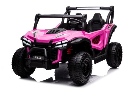 LEAN CARS Auto Na Akumulator S618 Różowe 4x4 LEAN CARS Auto Na Akumulator S618 Różowe 4x4