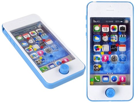 LEAN TOYS Zabawkowy Telefon Komórkowy 5S Niebieski LEAN TOYS Zabawkowy Telefon Komórkowy 5S Niebieski