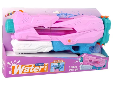 LEAN Toys Pistolet Na Wodę 800 ml Różowy Zasięg 8 m LEAN Toys Pistolet Na Wodę 800 ml Różowy Zasięg 8 m