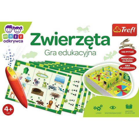 Trefl Gry Gra dla dzieci Zwierzęta Magiczny ołówek Trefl 02111 Trefl Gry Gra dla dzieci Zwierzęta Magiczny ołówek Trefl 02111