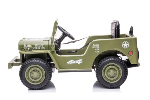 LEAN CARS Auto Na Akumulator JH-103 Oliwkowa Zieleń 4x4 LEAN CARS Auto Na Akumulator JH-103 Oliwkowa Zieleń 4x4